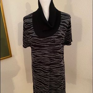 Elementz Zebra 🦓 Print Sweater Dress XL